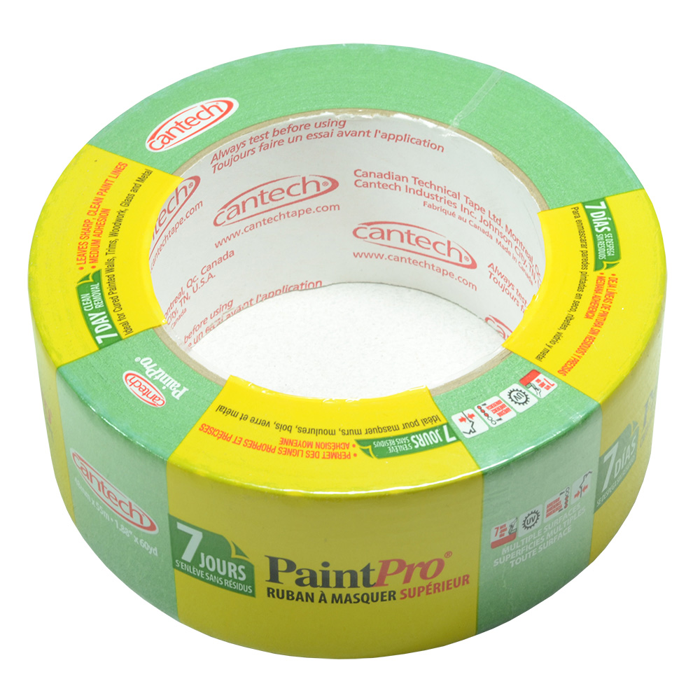 Green Medium Tack Masking Tapes : 55 m