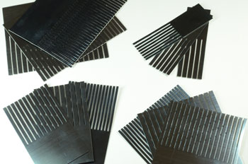 ASH : Set of 12 Steel Graining Combs : 1 2 3 4 in Fine Medium and Coarse