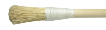 Leonard Bullier :Gesso Brush String Bound : Long White Bristle : # 12