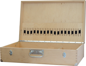 Handover : Large Wooden Kit Box : 60x18x40cm