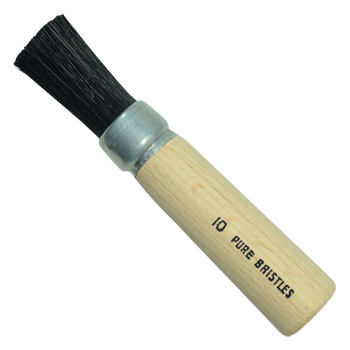 Handover : Black Bristle Stencil Brush : #10 - 5/8 in