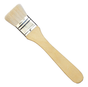 Handover :Soft White Hair Lacquer Brush in Ferrule : 50mm