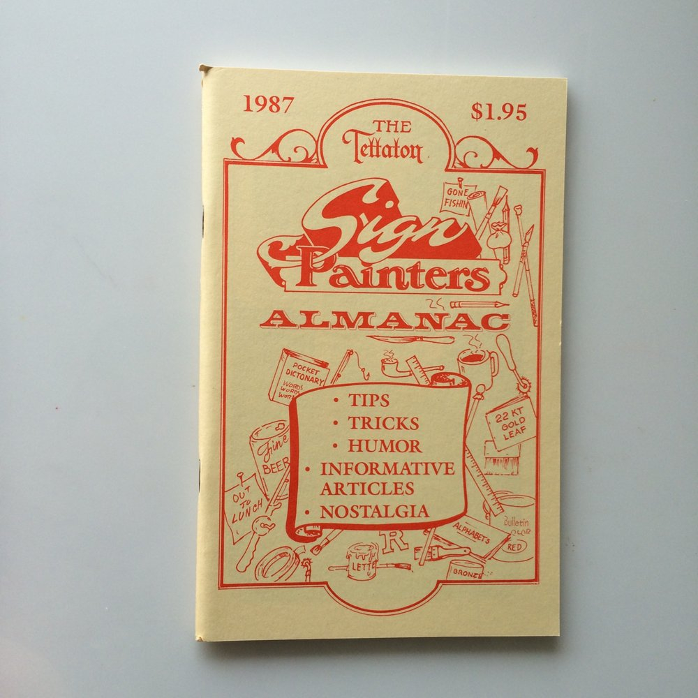 Book : Sign Painters Almanac 1987