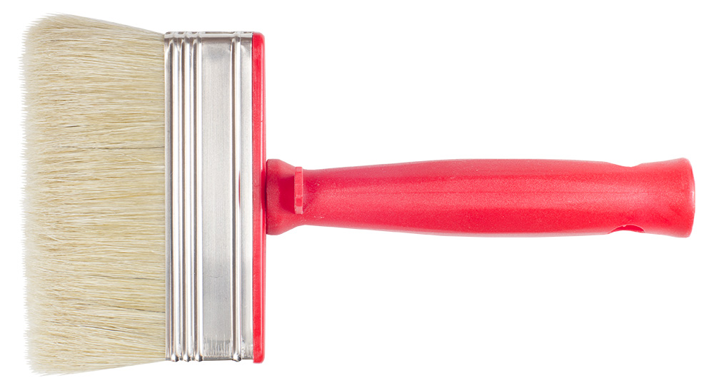 RTF Granville : White Bristle Block Brush : Plastic Handle