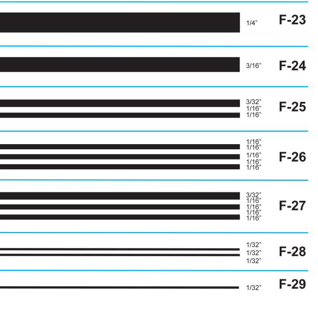 Finesse : Pinstriping Tapes : 'The Striper' Standard Length (60 yards)