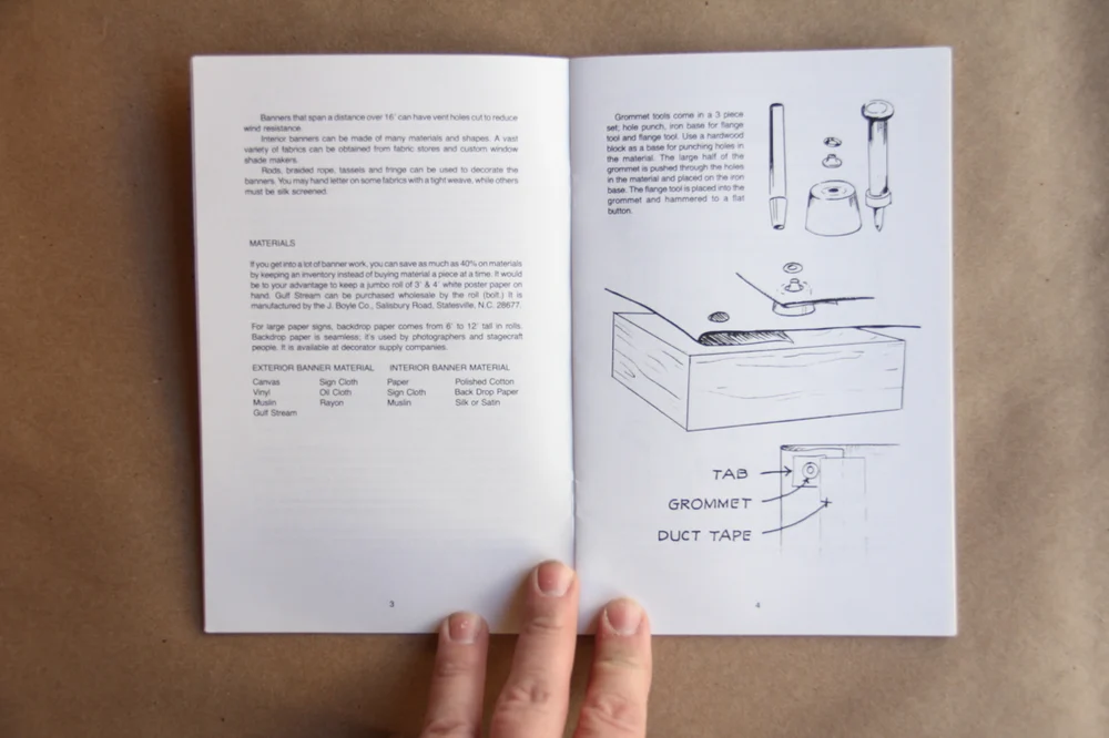 Book : Making Banners : Lonnie Tettaton