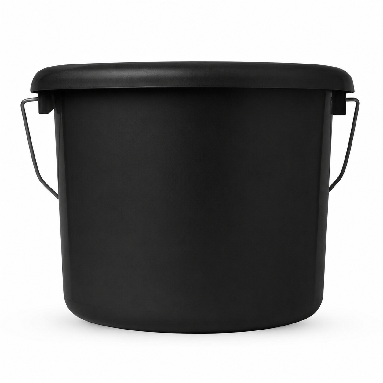 Handover : Plastic Paint Kettle : Metal Handle : 1 litre : Black Recycled